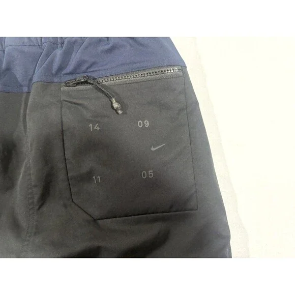 Nike Tech Pack Pants Mens Blue Black Jogger Belted Cargo Pockets Tapered Sz M - Picture 12 of 14